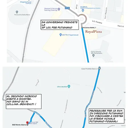 Monte Adamo Farmház Conversano